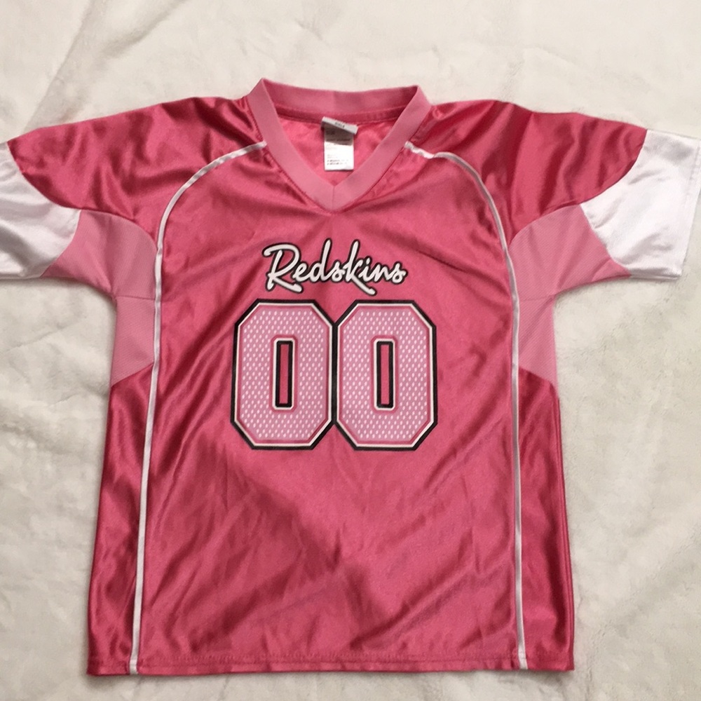 Washington Redskins girls NFL jersey.